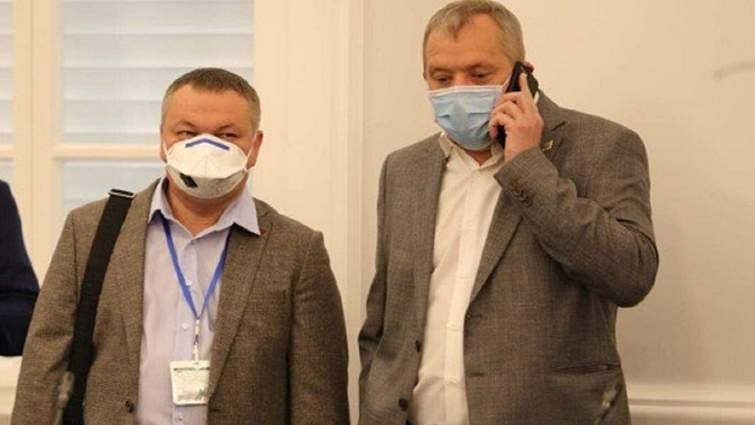Депутати Львівської міськради Олексій Різник і Юрій Ломага (фото ZAXID.NET)