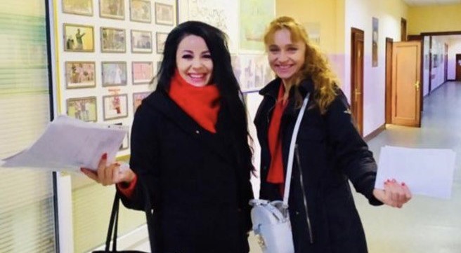 Tetiana Vakulich (left) and Liudmyla Fedosova (right) were providing tens of psyichological opinions ordered by FHR clients and paid by Oleksandr Shvets (Instagram photo)