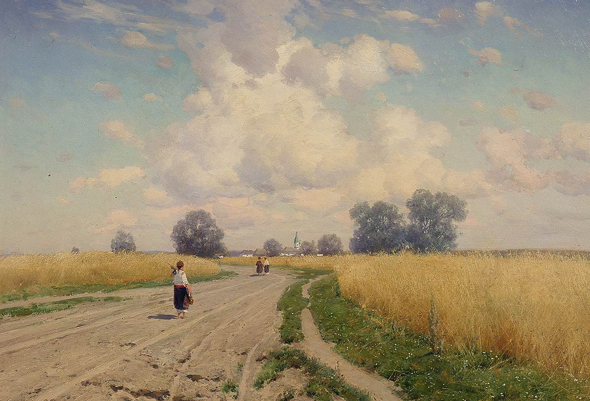 “Rural landscape”, David Burliuk