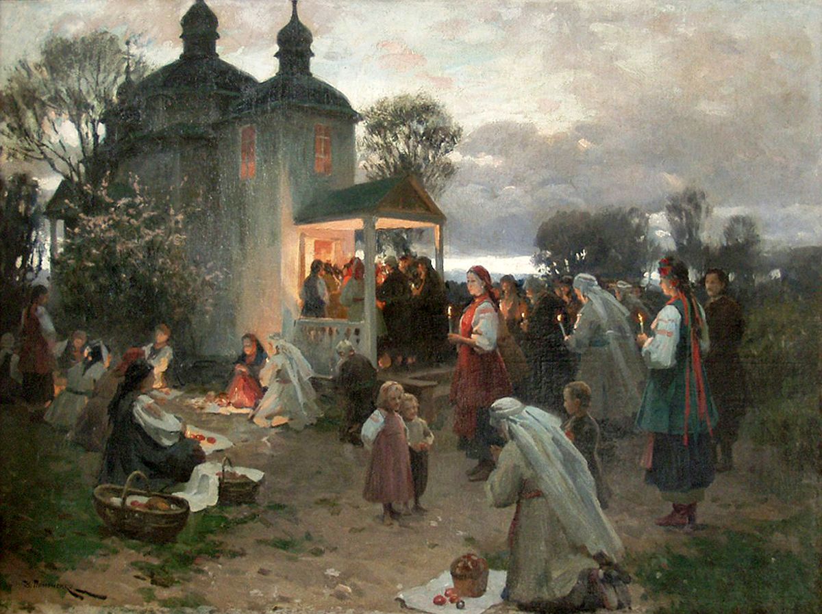 “Morning of Christ's Resurrection” (or “Easter Matins”), Mykola Pymonenko