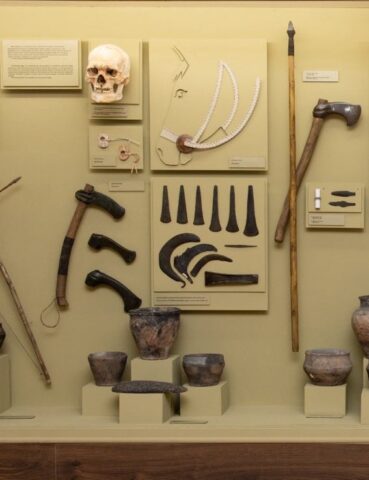 A part of the collection of Bronze Age objects kept in the Kherson Regional Museum of Local Lore (photo courtesy of Olha Honcharova)