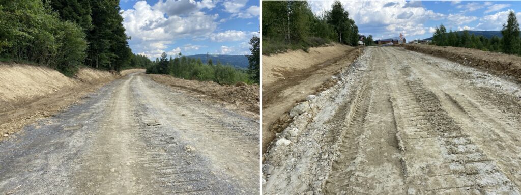 The state of the former forest road to Huta homestead in August 2024 (photo by NGL.media)