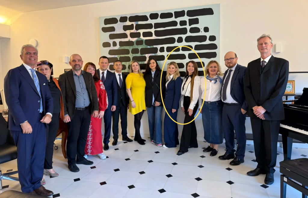 Viktoria Dydych and Yelyzaveta Ivakhnenko on an educational trip to Rome in October 2025 (a photo by the EUAM Ukraine)